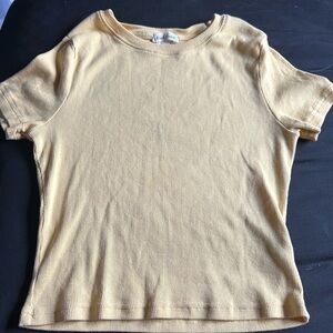 yellow short sleeve